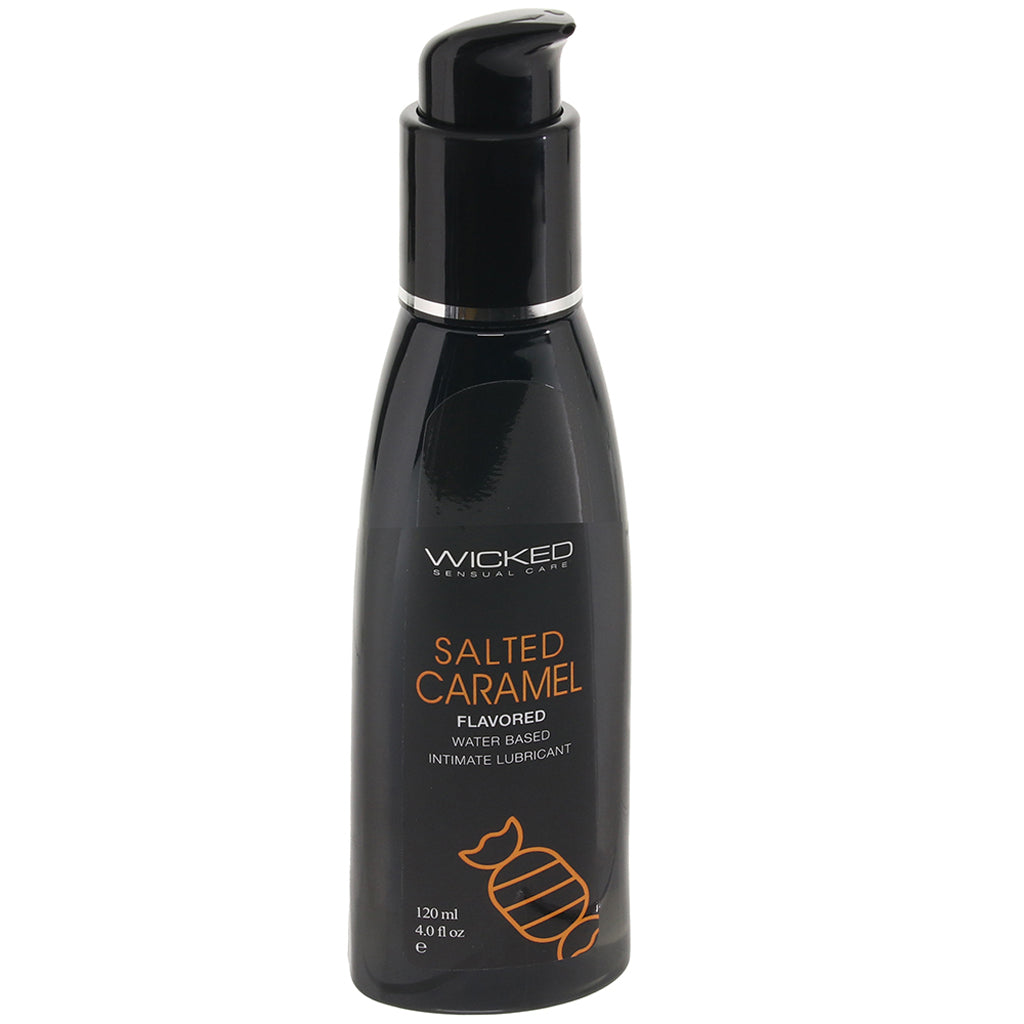 Aqua Flavored Lube 4oz/120ml in Salted Caramel Lubes and Lotions > Flavored Sex Lubes - Tophatter Daily Deals