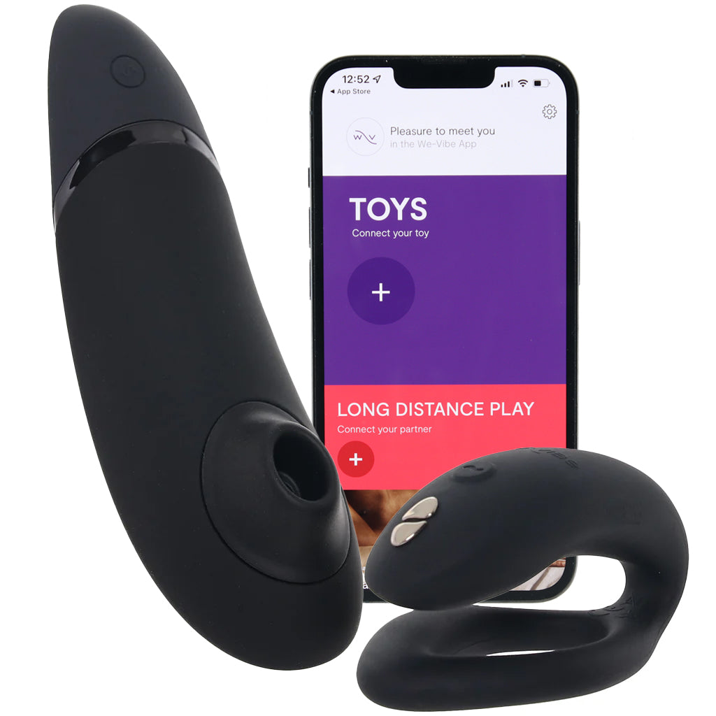 Womanizer Next X We-Vibe Sync O Lust & Luxury Kit Vibrators > Clitoral Stimulators - Tophatter Daily Deals