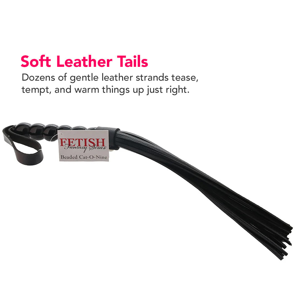 Fetish Fantasy Beaded Cat-O-Nine Tails Bondage and Fetish > Whips and Crops - Tophatter Daily Deals