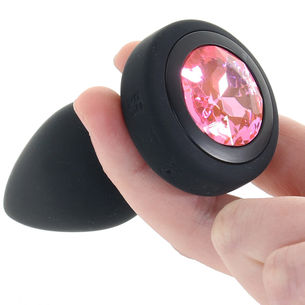 Booty Sparks Pink Gem Vibrating Anal Plug in Small - Tophatter's Vibrator Deals Online Anal Sex Toys > Butt Plugs - Tophatter Daily Deals