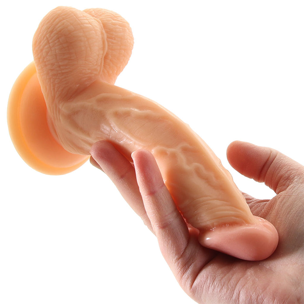 Real Skin Whoppers 6.5 Inch Dildo in Flesh - Tophatter's Adult Products Dildo Sex Toys > Realistic Dildos - Tophatter Daily Deals