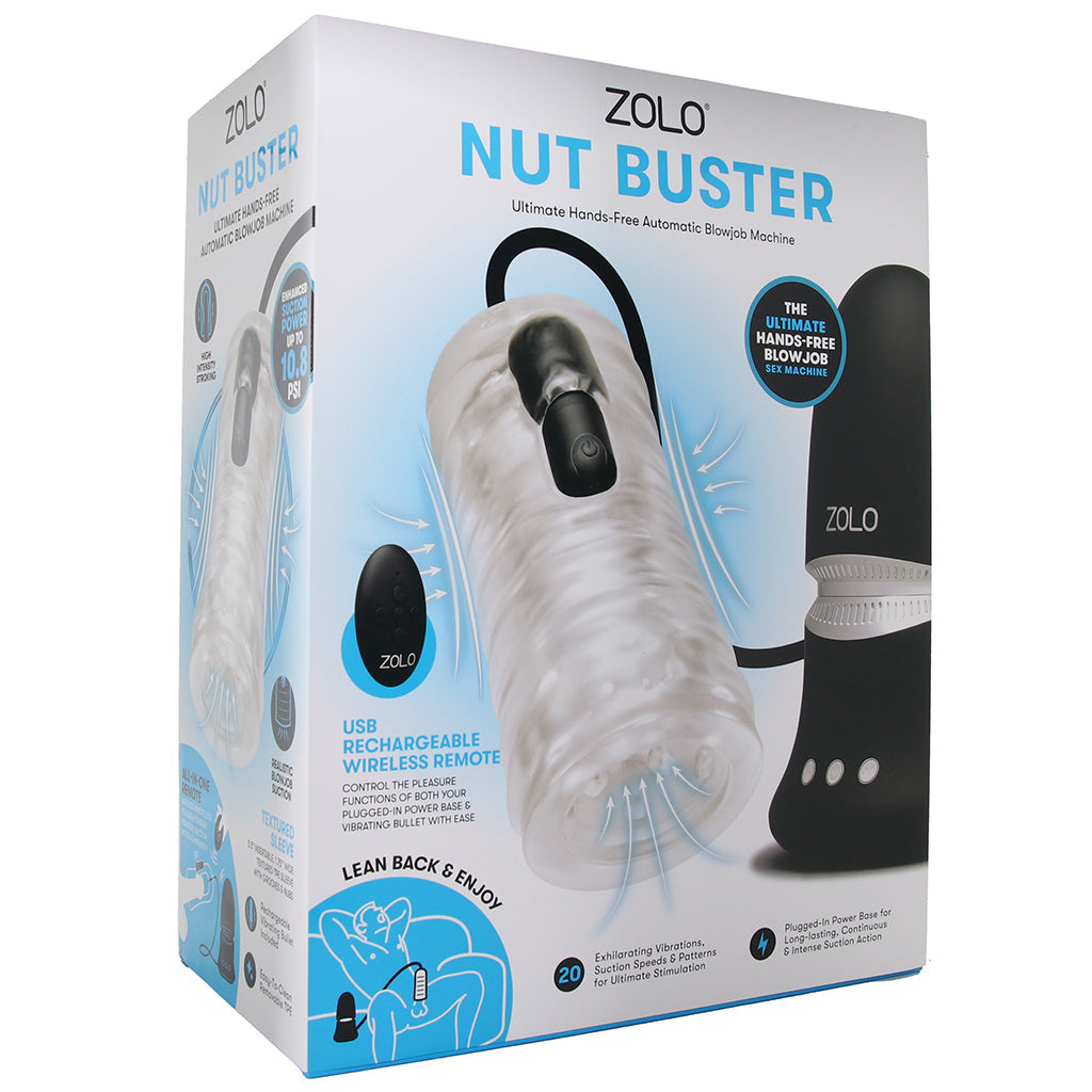 Zolo Nut Buster Hands-Free Auto Blowjob Machine Male Masturbators > Auto Strokers - Tophatter Daily Deals