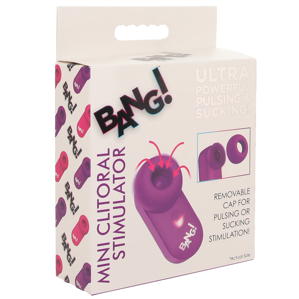 Bang! Mini Clitoral Stimulator in Purple Vibrators > Clitoral Stimulators - Tophatter Daily Deals