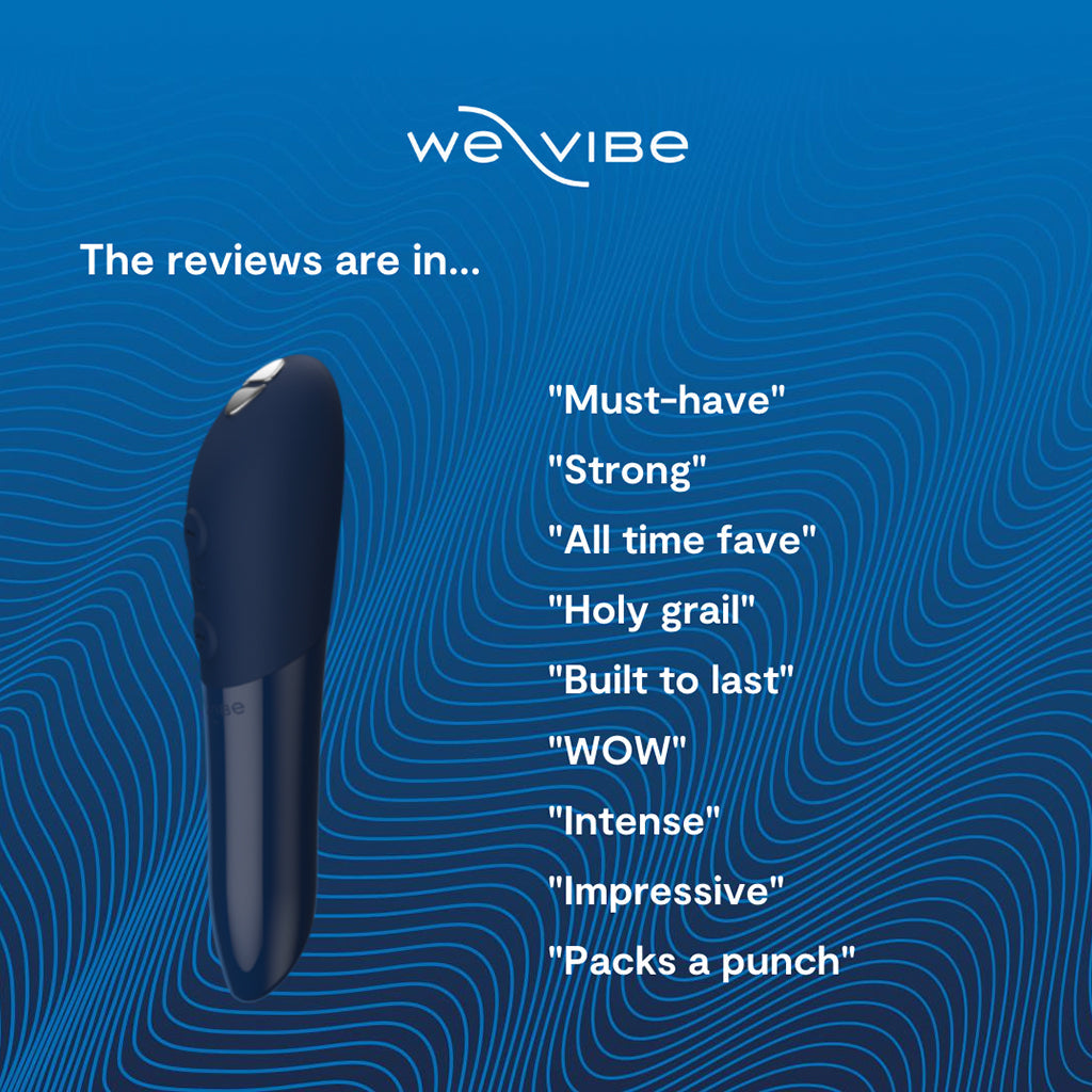 We-Vibe Tango X Power Play Bullet Vibe in Midnight Blue Vibrators > Bullet and Egg Vibrators - Tophatter Daily Deals