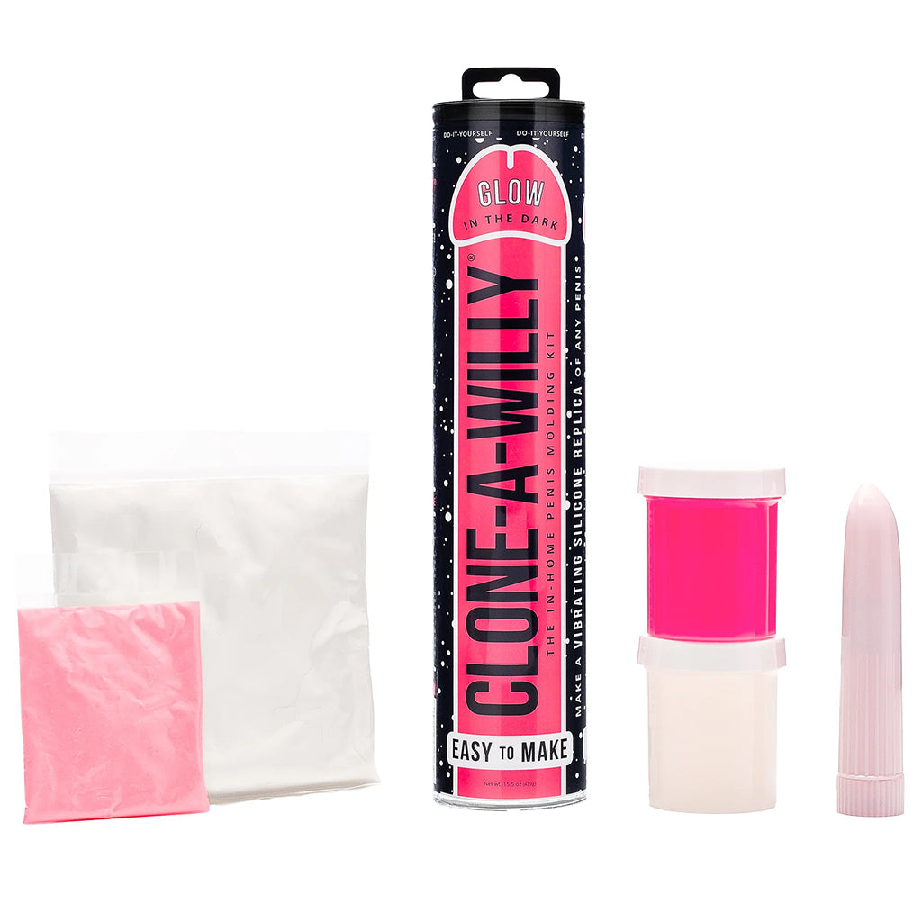 Clone-A-Willy Glow in the Dark in Hot Pink Dildo Sex Toys > Realistic Dildos - Tophatter Daily Deals