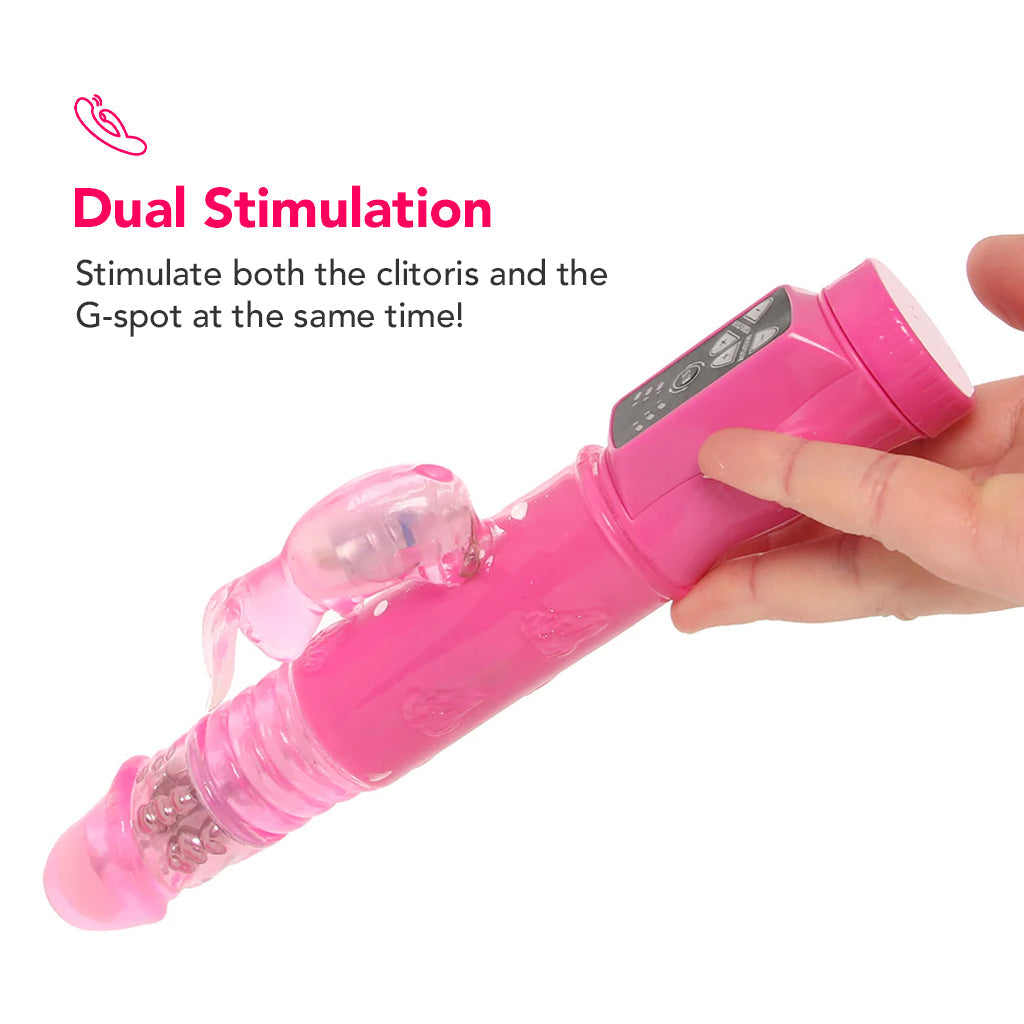 PinkCherry Thrusting Bunny Vibe Vibrators > Rabbit Vibrators - Tophatter Daily Deals