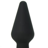 All About Anal Seamless Silicone 6 Inch Butt Plug in Black - Tophatter's Adult Sex Toys Online Clearance - Tophatter Daily Deals