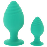 Cheeky Green Textured Butt Plug Set Anal Sex Toys > Butt Plugs - Tophatter Daily Deals