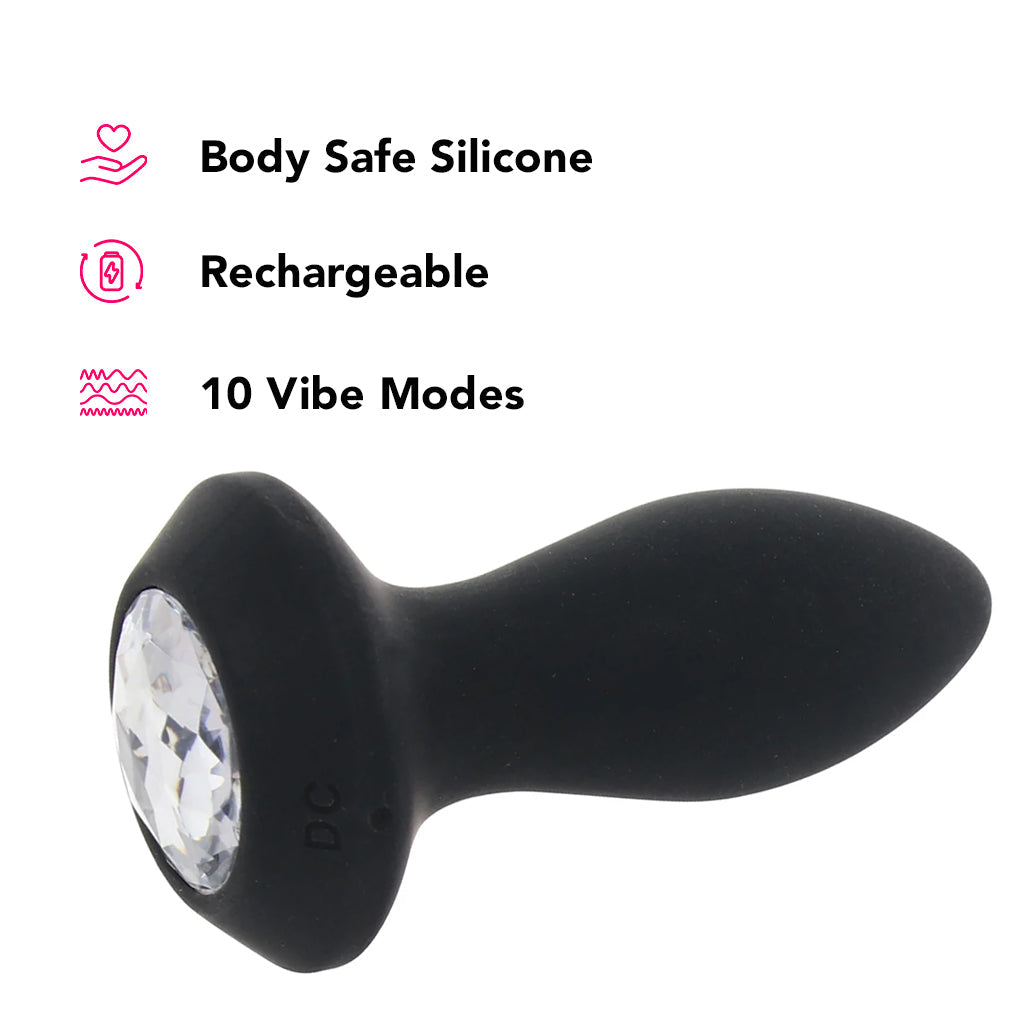 PinkCherry It's A Gem Vibrating Butt Plug Anal Sex Toys > Butt Plugs - Tophatter Daily Deals