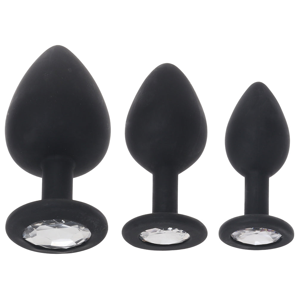 Gemsations Round Gem Silicone Anal Training Kit - Tophatter's Adult Sex Toys Online Anal Sex Toys > Butt Plugs - Tophatter Daily Deals