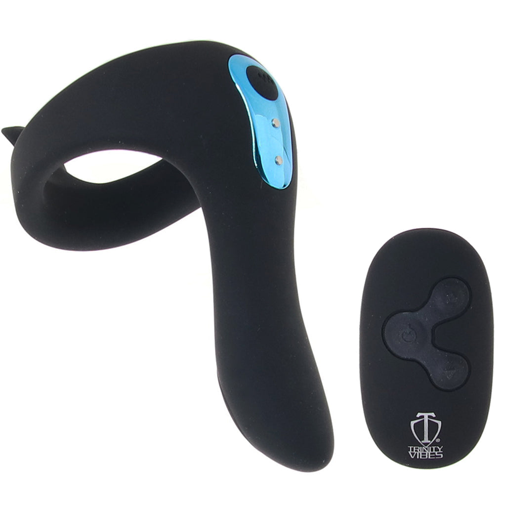 Trinity Vibes Power Taint Remote Ring - Tophatter's Vibrator Deals Online Cock Rings - Tophatter Daily Deals