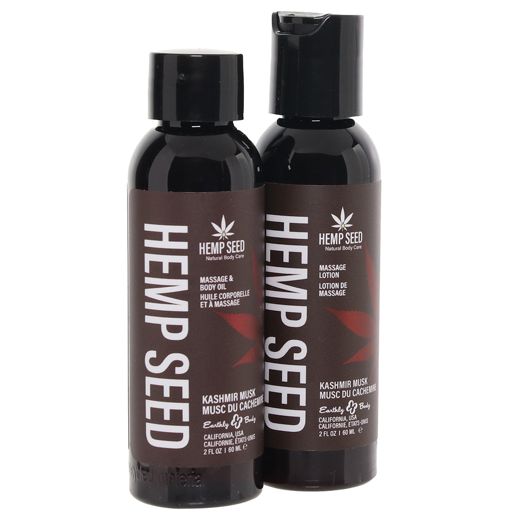 Hemp Seed Tranquility Trio Massage Kit in Kashmir Musk Sensual Love > Massage - Tophatter Daily Deals