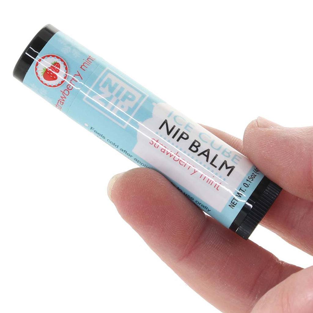 Nip Zip Ice Cube Nip Balm in Strawberry Mint Lubes and Lotions > Sexual Stimulants - Tophatter Daily Deals