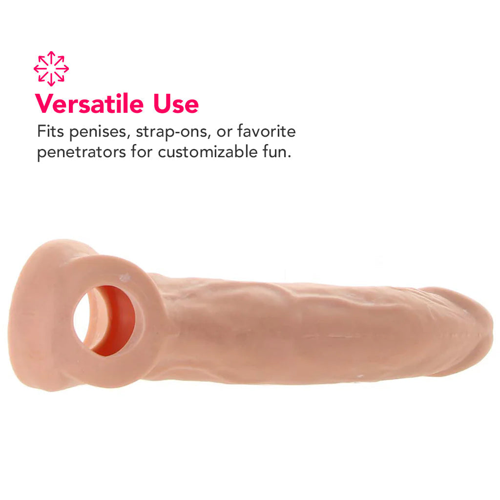 RealRock Penis Sleeve 8 Inch Extender in White Male Enhancement > Extenders and Sleeves - Tophatter Daily Deals