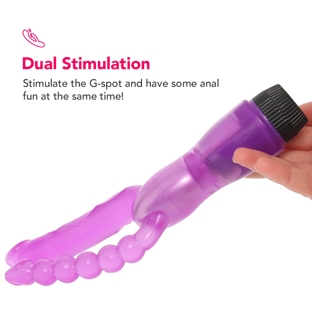 PinkCherry Dual Penetrator Vibe Vibrators > Double Penetration - Tophatter Daily Deals