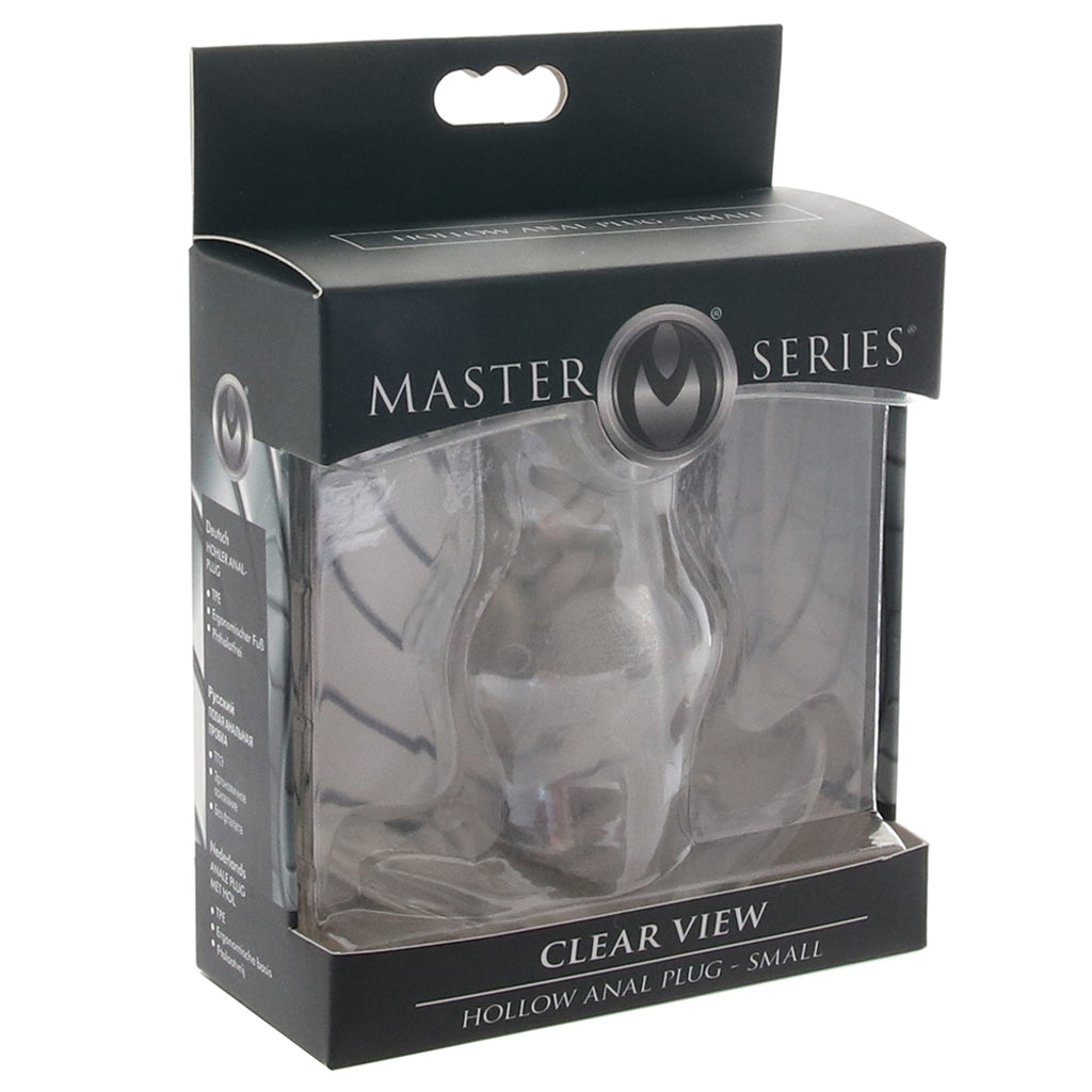 Master Series Clear View Hollow Anal Plug - Tophatter's Adult Products Anal Sex Toys > Butt Plugs - Tophatter Daily Deals