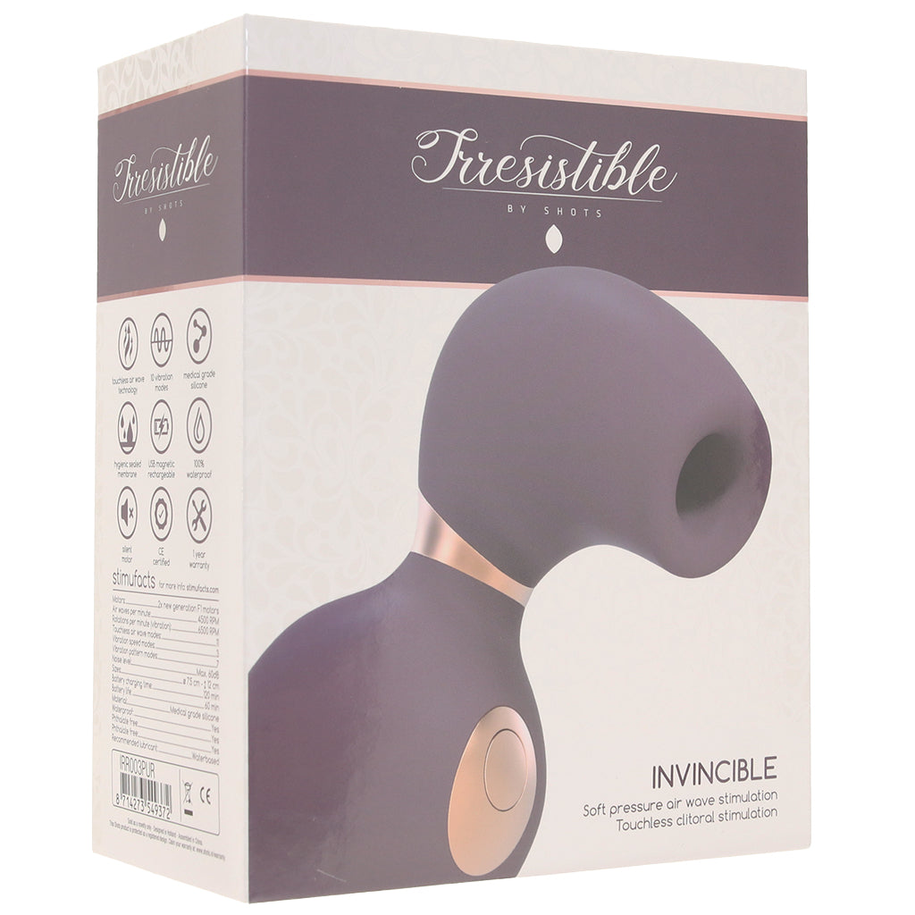 Irresistible Invincible Air Wave Stimulator in Purple Vibrators > Clitoral Stimulators - Tophatter Daily Deals
