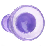 RealRock Crystal Clear Jelly 5.5 Inch Curvy Dildo in Purple Dildo Sex Toys > Anal Dildos - Tophatter Daily Deals