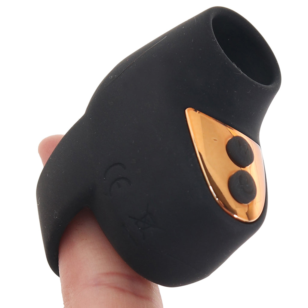 Shegasm Mini Silicone Clitoral Suction Vibe in Black Vibrators > Clitoral Stimulators - Tophatter Daily Deals