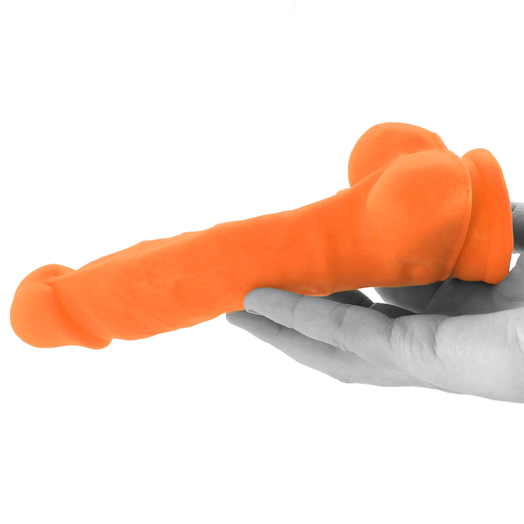 Neo Elite 7.5 Inch Dual Density Silicone Cock in Orange Dildo Sex Toys > Realistic Dildos - Tophatter Daily Deals