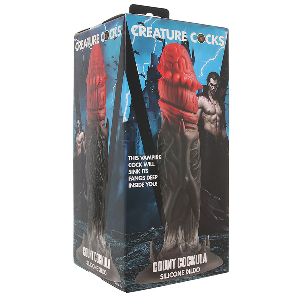 Creature Cocks Count Cockula Silicone Dildo - Tophatter's Adult Sex Toys Online Dildo Sex Toys > Fantasy Dildos - Tophatter Daily Deals