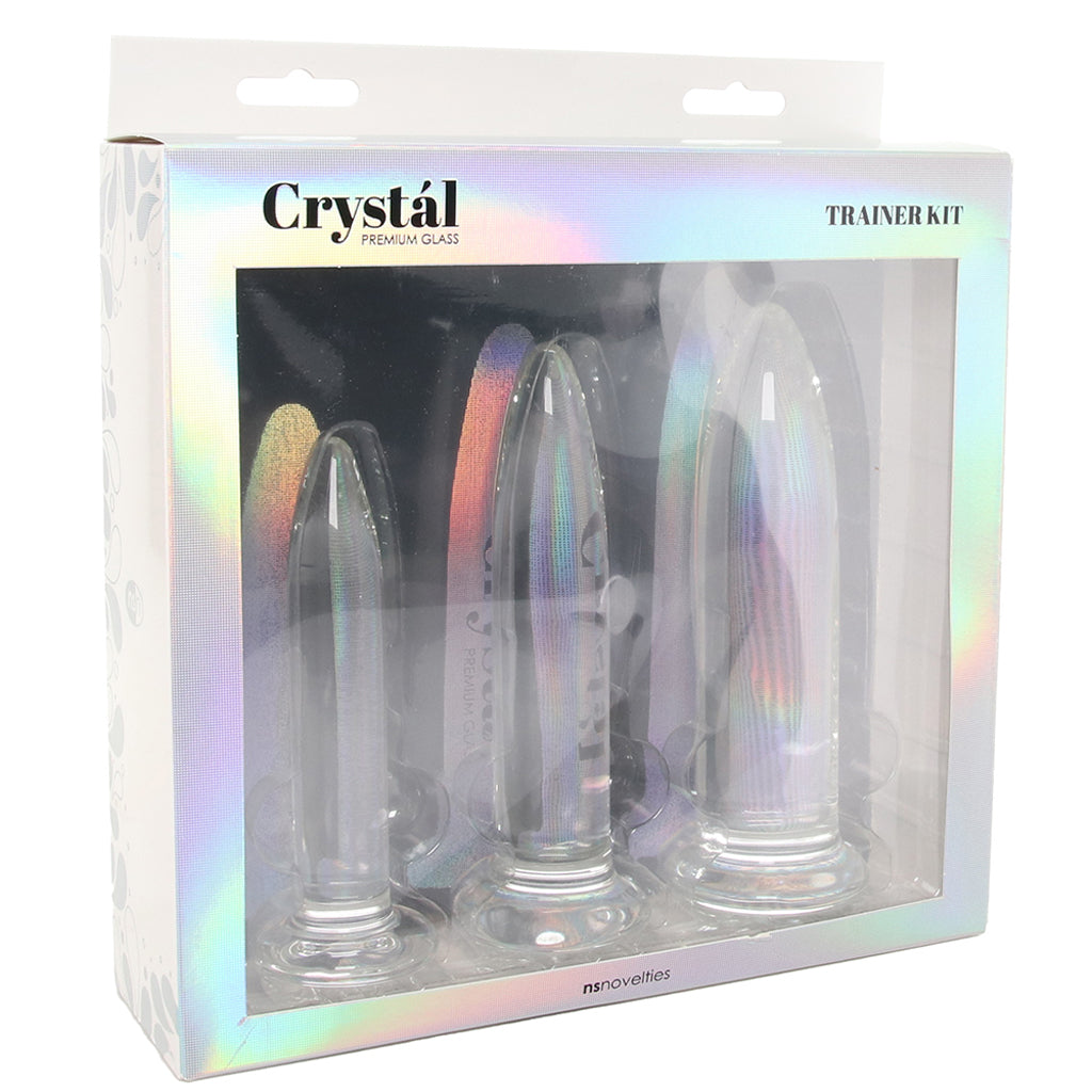 Crystál 3 Piece Glass Dilator Training Kit Dildo Sex Toys > Non-Phallic Dildos - Tophatter Daily Deals