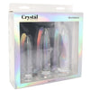 Crystál 3 Piece Glass Dilator Training Kit Dildo Sex Toys > Non-Phallic Dildos - Tophatter Daily Deals