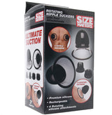 Size Matters Rotating Nipple Suckers in Black - Tophatter's Adult Products Bondage and Fetish > Nipple Stimulators & Clamps - Tophatter Daily Deals