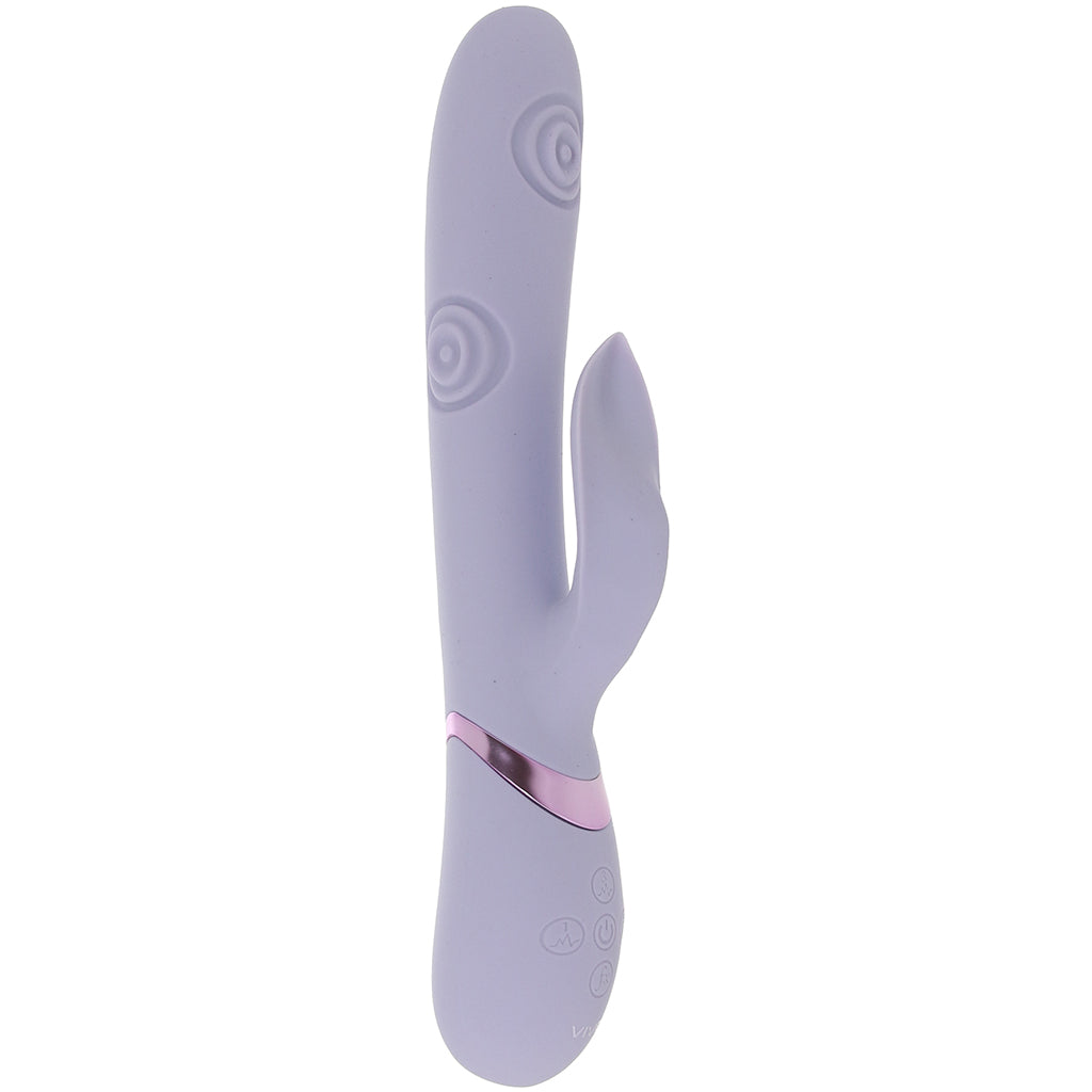 Dolce Vive Fronda Tapping Leaf Rabbit Vibe - Tophatter's Adult Sex Toys Online Vibrators > Rabbit Vibrators - Tophatter Daily Deals