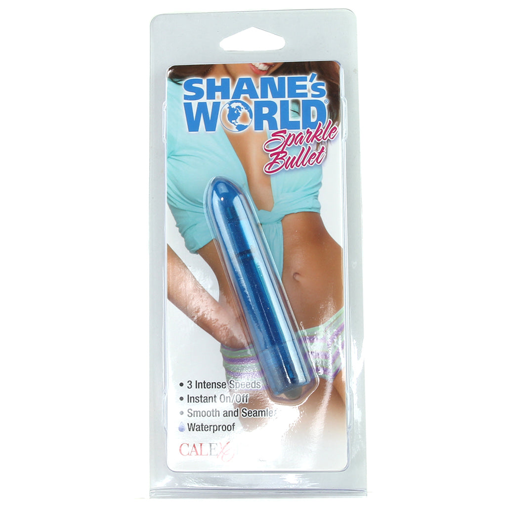 Shane's World Sparkle Bullet Vibe in Blue Vibrators > Bullet and Egg Vibrators - Tophatter Daily Deals