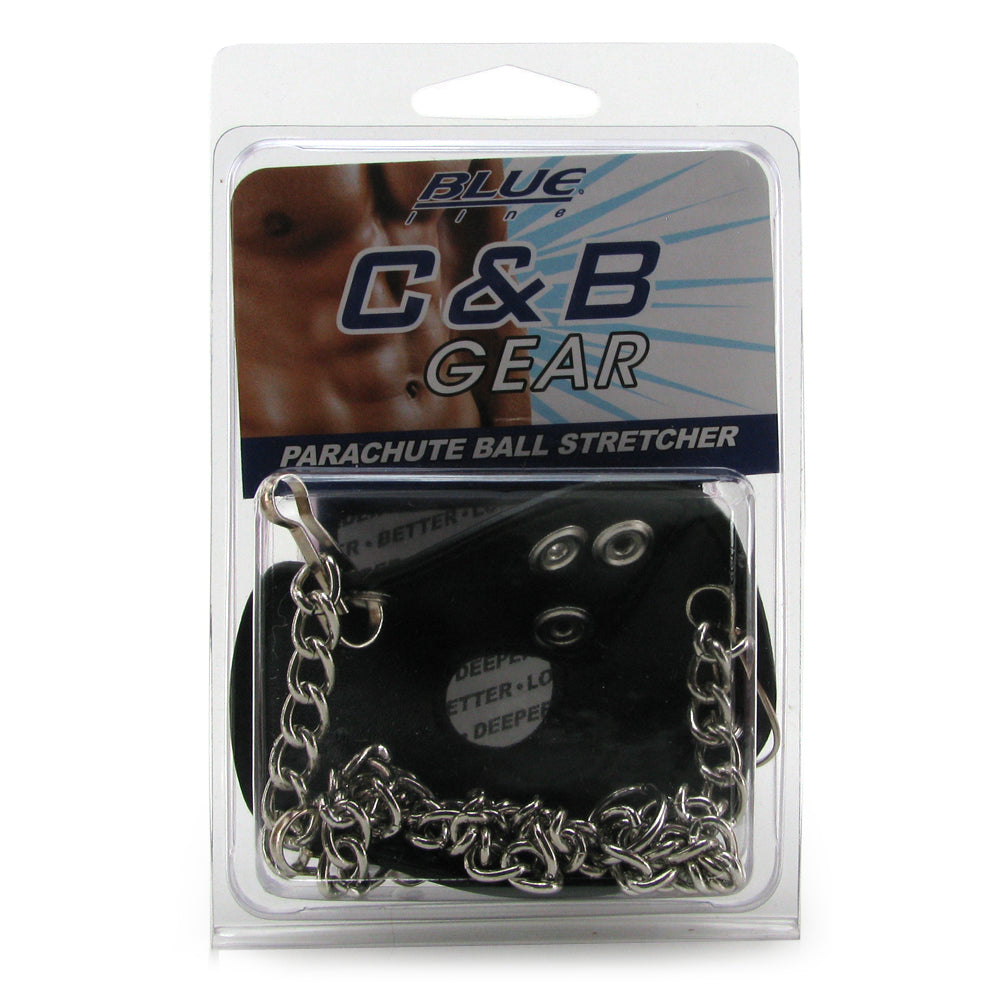 Blue Line Parachute Ball Stretcher - Tophatter's Adult Sex Toys Online Cock Rings - Tophatter Daily Deals