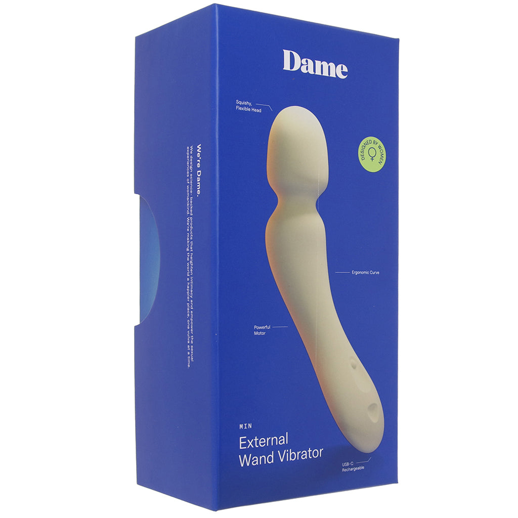 Dame Min External Wand Vibe in Butter - Tophatter's Vibrator Deals Online Vibrators > Wands - Tophatter Daily Deals