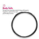 Stainless Steel 3 Piece Cock Ring Set Cock Rings - Tophatter Daily Deals