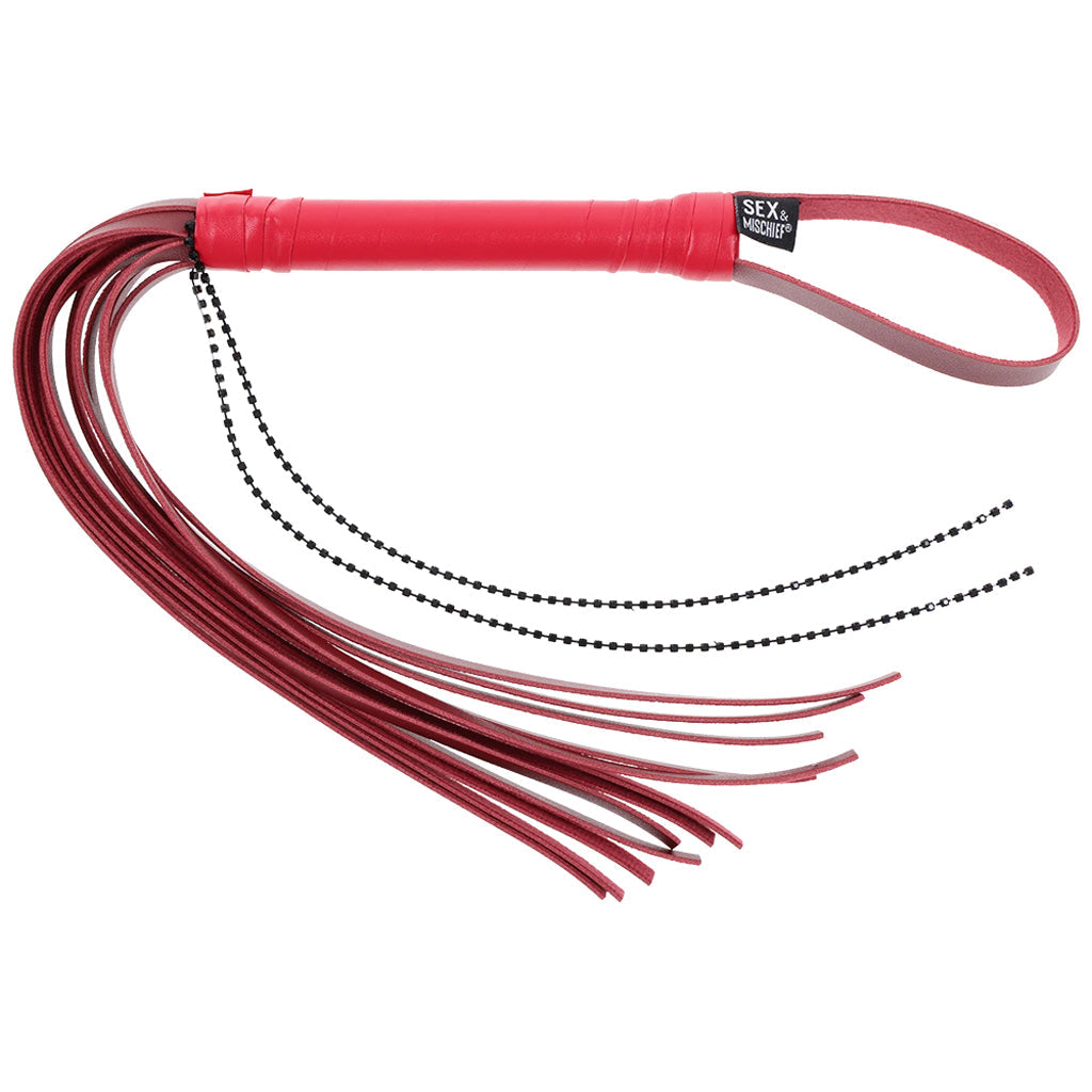 Ex's & Oh's Crystal Flogger Bondage and Fetish > Whips and Crops - Tophatter Daily Deals