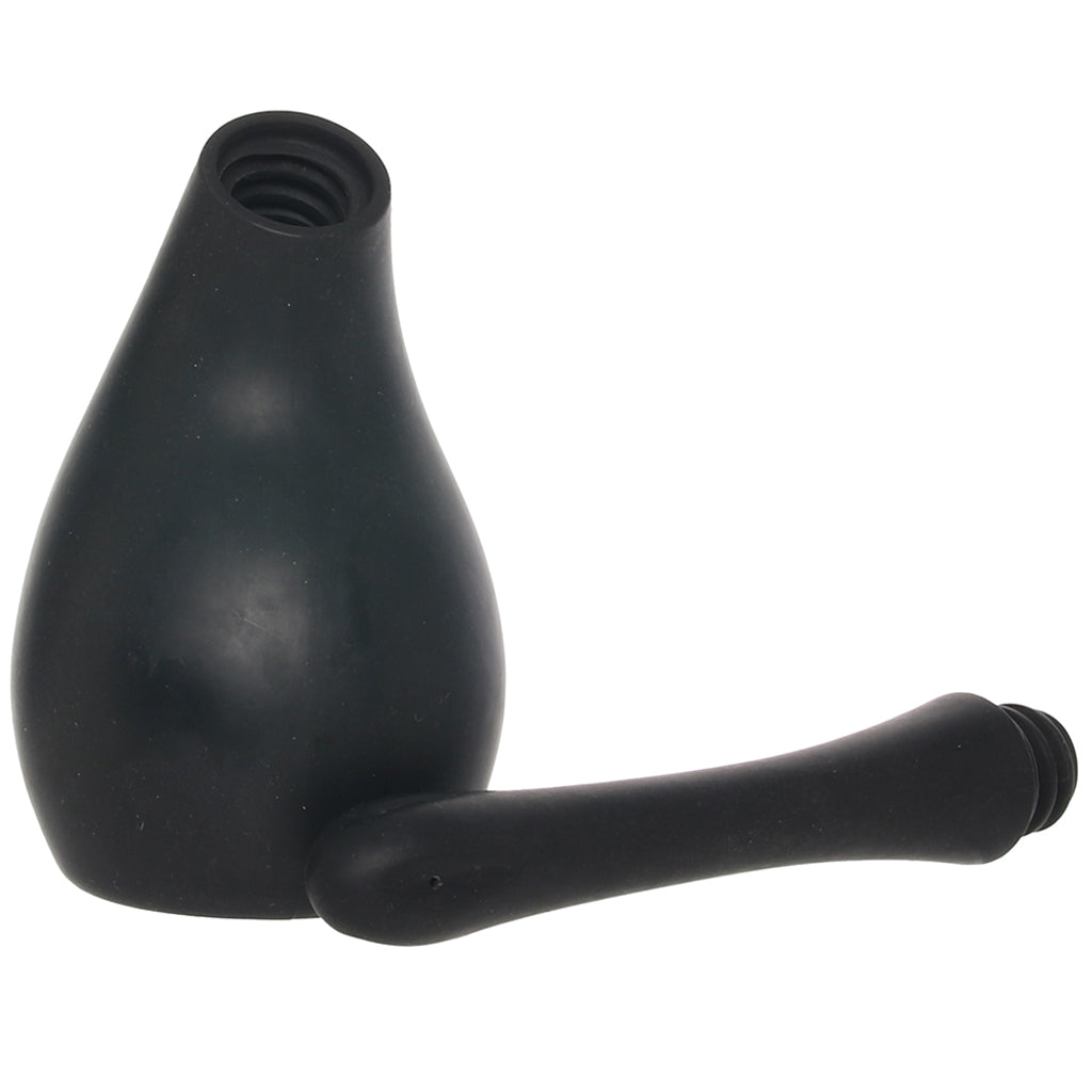 Ultimate Silicone Anal Cleansing System in Black - Tophatter's Adult Products Anal Sex Toys > Douche and Enema - Tophatter Daily Deals