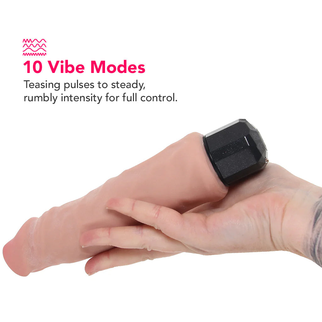 Au Naturel Big Easy 9 Inch Realistic Vibe Vibrators > Realistic Vibrator Dildos - Tophatter Daily Deals