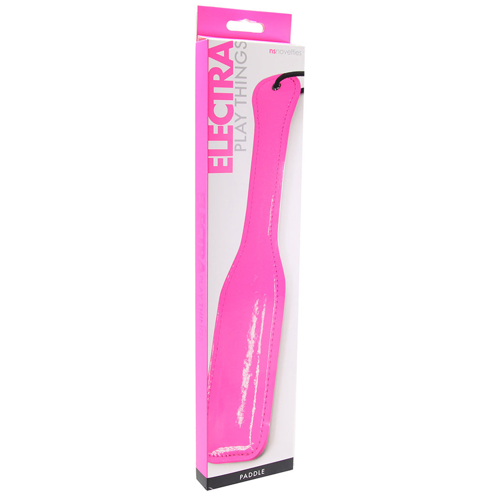 Electra Play Things Paddle in Neon Pink - Tophatter's Adult Sex Toys Online Bondage and Fetish > Whips and Crops - Tophatter Daily Deals