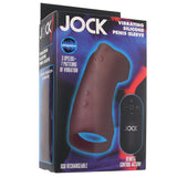 Jock Vibrating Silicone Penis Sleeve in Dark - Tophatter's Vibrator Deals Online Male Enhancement > Extenders and Sleeves - Tophatter Daily Deals