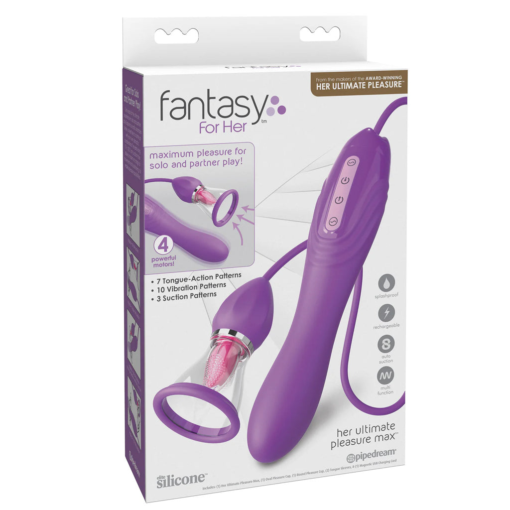 Fantasy For Her Ultimate Pleasure Max Stimulator Vibrators > Clitoral Stimulators - Tophatter Daily Deals