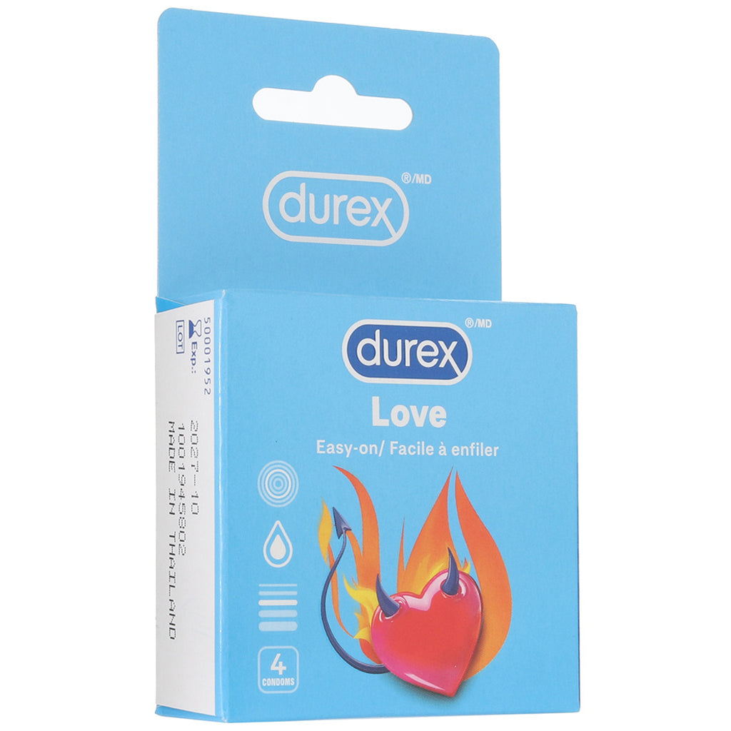 Love Lubricated Condoms in 4 Pack Condoms - Tophatter Daily Deals
