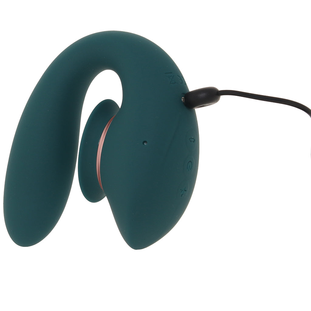 Twitch 3 Innovation G-Spot and Suction Vibe in Green Vibrators > G-Spot Vibrators - Tophatter Daily Deals