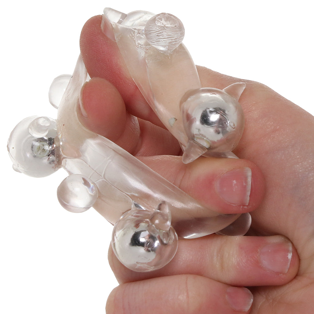 Basic Essential Enhancer Ring with Beads Cock Rings - Tophatter Daily Deals