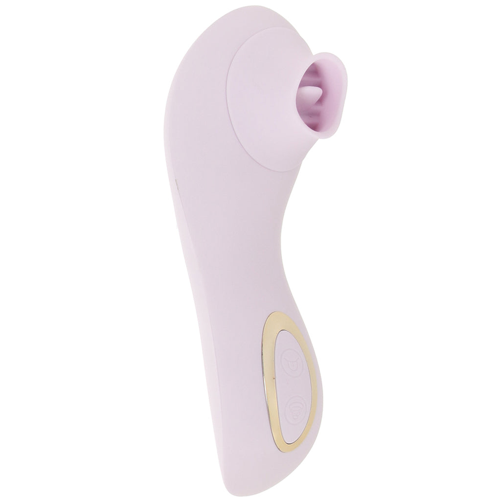 Delice Fleur Fluttering Suction Vibe Vibrators > Clitoral Stimulators - Tophatter Daily Deals