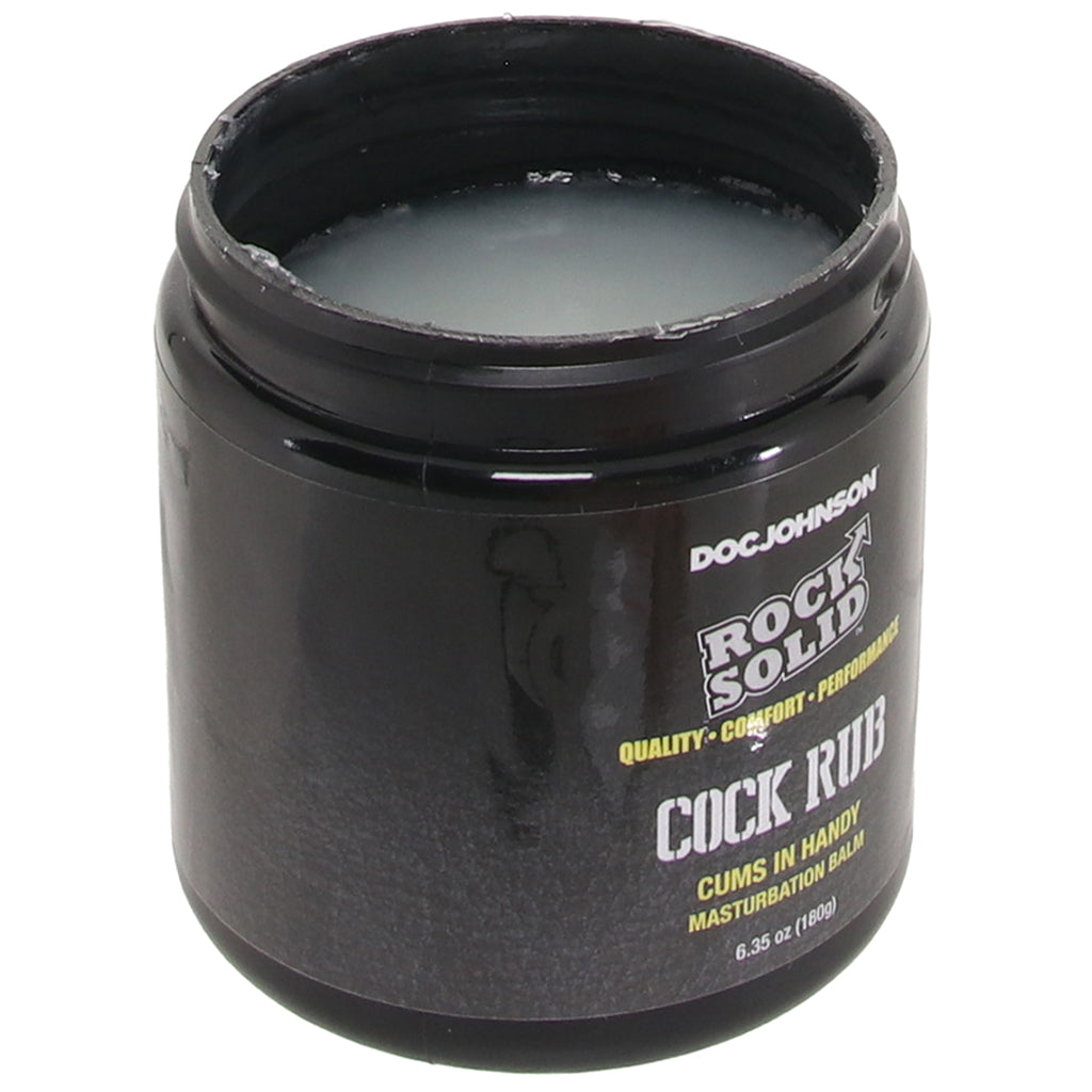 Rock Solid Cock Rub Masturbation Balm in 6.35oz/180ml Lubes and Lotions > Oil Based Sex Lubes - Tophatter Daily Deals