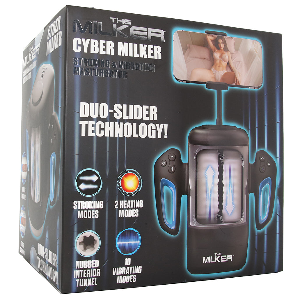 Cyber Milker Stroking & Vibrating Masturbator - Tophatter's Adult Sex Toys Online Male Masturbators > Auto Strokers - Tophatter Daily Deals