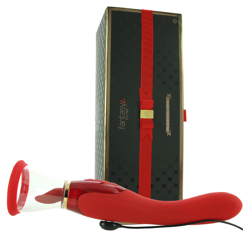 Luxury Edition Ultimate Pleasure Clitoral Pump Vibe - Tophatter's Adult Products Vibrators > Clitoral Stimulators - Tophatter Daily Deals