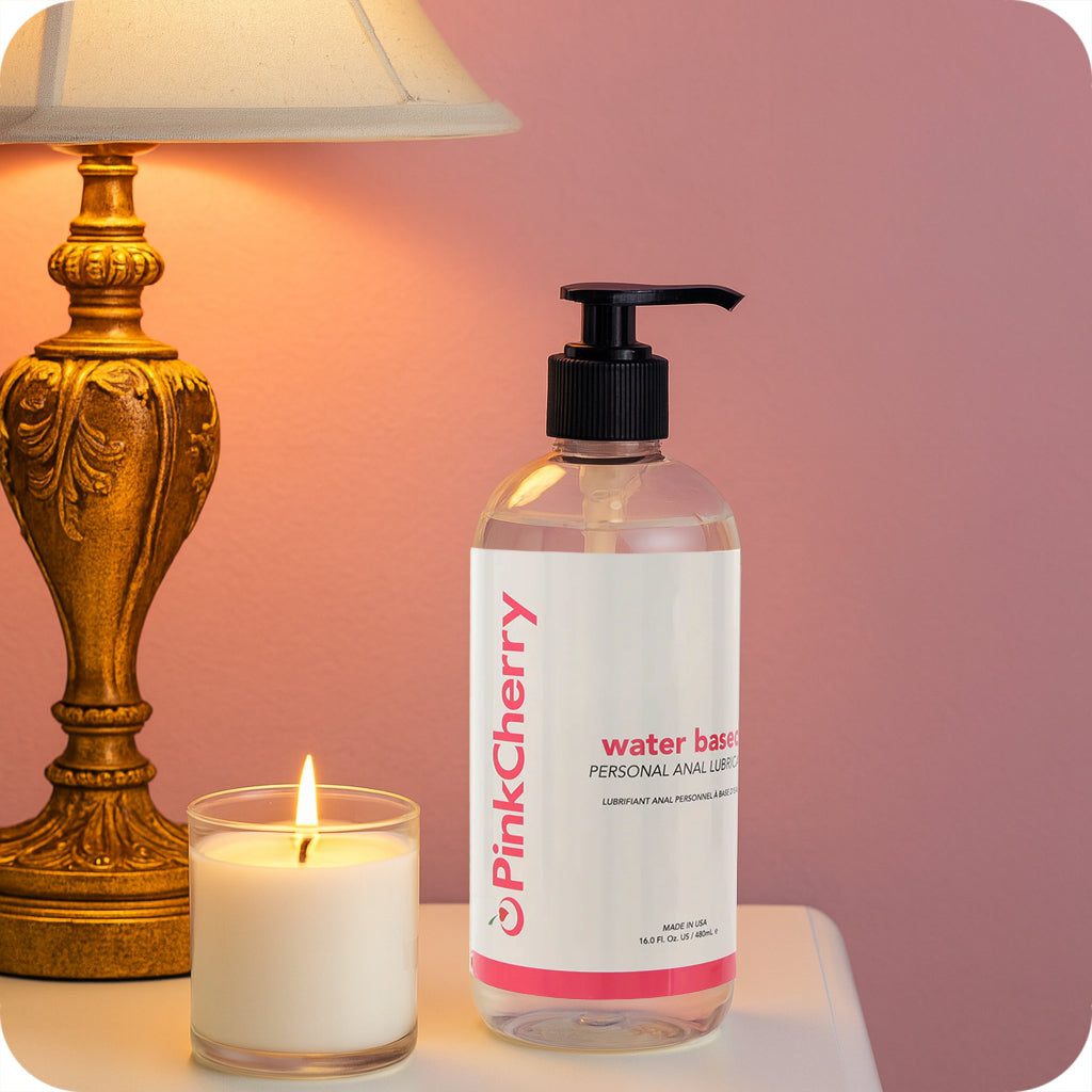 PinkCherry Water Based Anal Lubricant in 16oz/475ml Lubes and Lotions > Anal Sex Lubes - Tophatter Daily Deals
