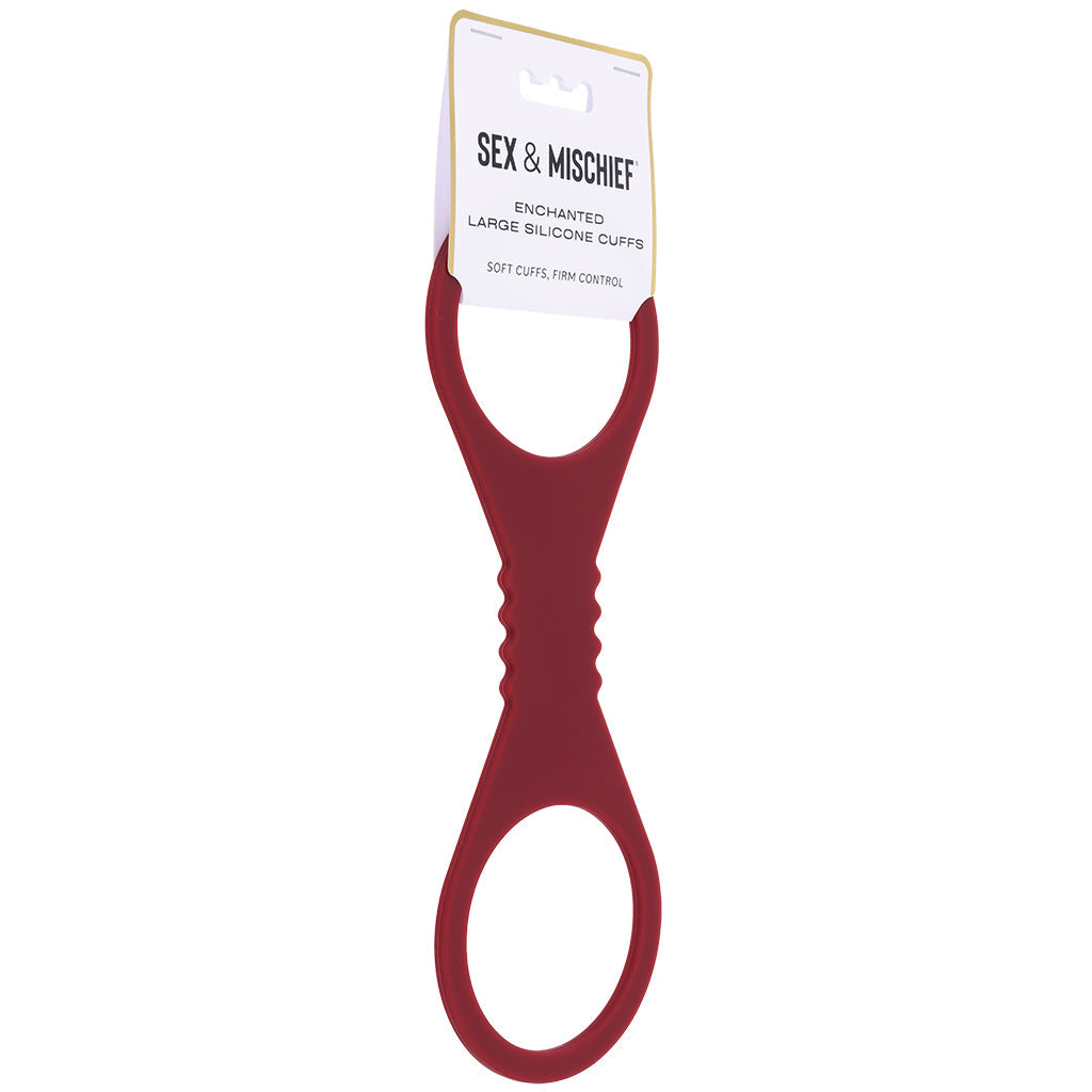 Sex & Mischief Enchanted Silicone Cuffs in Large Bondage and Fetish > Wrist and Ankle Cuffs - Tophatter Daily Deals