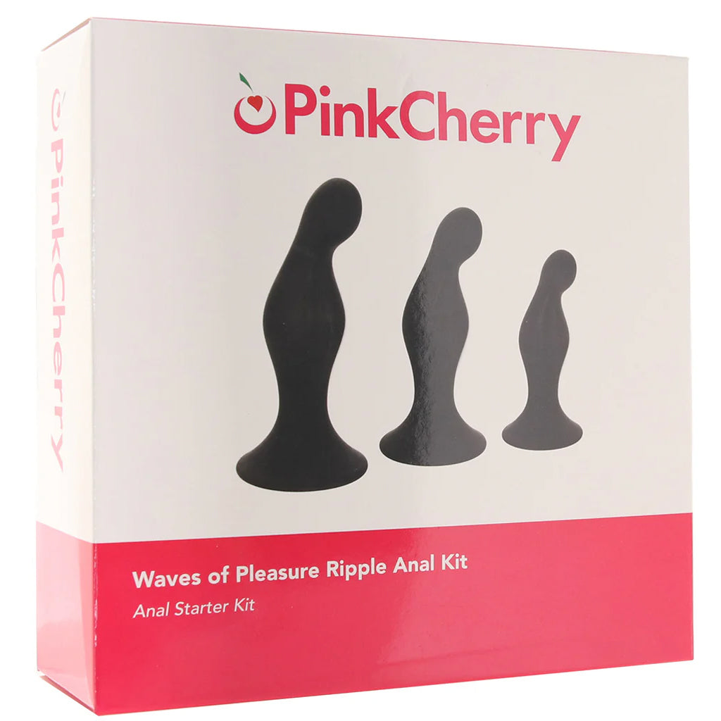 PinkCherry Waves of Pleasure Ripple Anal Kit - Tophatter's Adult Products Anal Sex Toys > Butt Plugs - Tophatter Daily Deals