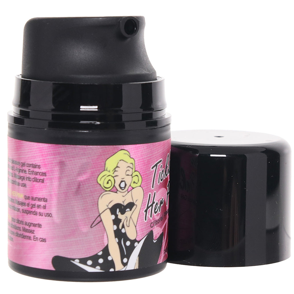 Tickle Her Pink Clitoral Pleasure Gel Pump in 1oz/30ml - Tophatter's Adult Products Lubes and Lotions > Female Enhancement - Tophatter Daily Deals